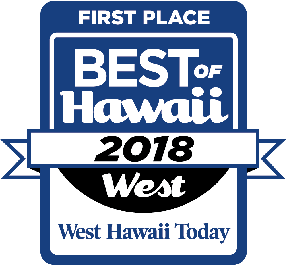 First Place — Best of West Hawaii 2018, West Hawaii Today